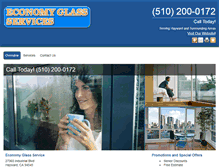 Tablet Screenshot of economyglassservicesca.com
